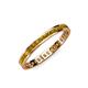 4 - Rebica 2.50 mm Princess Cut Citrine Eternity Band 