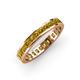 4 - Rebica 3.00 mm Princess Cut Citrine Eternity Band 