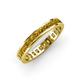 4 - Rebica 3.00 mm Princess Cut Citrine Eternity Band 