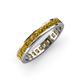 4 - Rebica 3.00 mm Princess Cut Citrine Eternity Band 