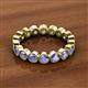 3 - Arria 3.00 mm Tanzanite Eternity Band 