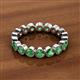 3 - Arria 3.00 mm Green Garnet Eternity Band 