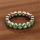 3 - Arria 3.00 mm Green Garnet Eternity Band 