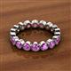 3 - Arria 3.00 mm Amethyst Eternity Band 