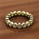 3 - Arria 3.00 mm Smoky Quartz Eternity Band 