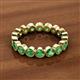 3 - Arria 3.00 mm Green Garnet Eternity Band 