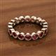 3 - Arria 3.00 mm Red Garnet Eternity Band 