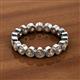 3 - Arria 3.00 mm Smoky Quartz Eternity Band 