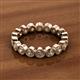 3 - Arria 3.00 mm Smoky Quartz Eternity Band 