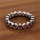 3 - Arria 3.00 mm Red Garnet Eternity Band 