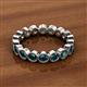 3 - Arria 3.00 mm London Blue Topaz Eternity Band 