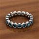 3 - Arria 3.00 mm Blue Diamond Eternity Band 