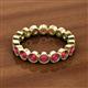 3 - Arria 3.00 mm Ruby Eternity Band 
