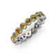 4 - Arria 3.00 mm Citrine Eternity Band 