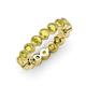 4 - Arria 3.00 mm Yellow Sapphire Eternity Band 