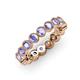 4 - Arria 3.00 mm Tanzanite Eternity Band 