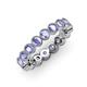 4 - Arria 3.00 mm Tanzanite Eternity Band 