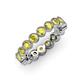 4 - Arria 3.00 mm Yellow Diamond Eternity Band 