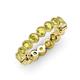 4 - Arria 3.00 mm Yellow Diamond Eternity Band 