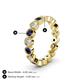 4 - Arria 3.00 mm Blue Sapphire and Diamond Eternity Band 