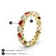 4 - Arria 3.00 mm Ruby and Diamond Eternity Band 