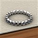 3 - Arria 2.70 mm Black Diamond Eternity Band 