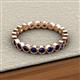 3 - Arria 2.70 mm Blue Sapphire Eternity Band 