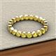 3 - Arria 2.70 mm Yellow Sapphire Eternity Band 