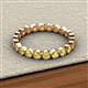 3 - Arria 2.70 mm Yellow Sapphire Eternity Band 