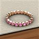 3 - Arria 2.70 mm Pink Sapphire Eternity Band 