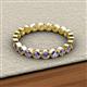 3 - Arria 2.70 mm Iolite Eternity Band 