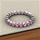 3 - Arria 2.70 mm Pink Sapphire Eternity Band 