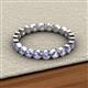 3 - Arria 2.70 mm Tanzanite Eternity Band 
