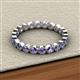 3 - Arria 2.70 mm Iolite Eternity Band 