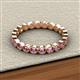 3 - Arria 2.70 mm Pink Tourmaline Eternity Band 
