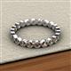 3 - Arria 2.70 mm Smoky Quartz Eternity Band 