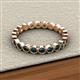 3 - Arria 2.70 mm London Blue Topaz Eternity Band 