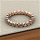 3 - Arria 2.70 mm Smoky Quartz Eternity Band 