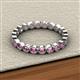 3 - Arria 2.70 mm Pink Tourmaline Eternity Band 