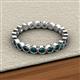 3 - Arria 2.70 mm London Blue Topaz Eternity Band 