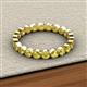 3 - Arria 2.70 mm Yellow Diamond Eternity Band 