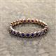 3 - Arria 2.40 mm Blue Sapphire Eternity Band 