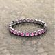 3 - Arria 2.40 mm Pink Sapphire Eternity Band 