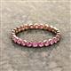 3 - Arria 2.40 mm Pink Sapphire Eternity Band 