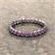 3 - Arria 2.40 mm Amethyst Eternity Band 
