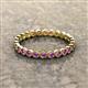 3 - Arria 2.40 mm Amethyst Eternity Band 