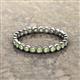3 - Arria 2.40 mm Peridot Eternity Band 