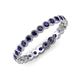4 - Arria 2.40 mm Blue Sapphire Eternity Band 
