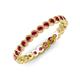4 - Arria 2.40 mm Ruby Eternity Band 