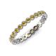 4 - Arria 2.40 mm Citrine Eternity Band 